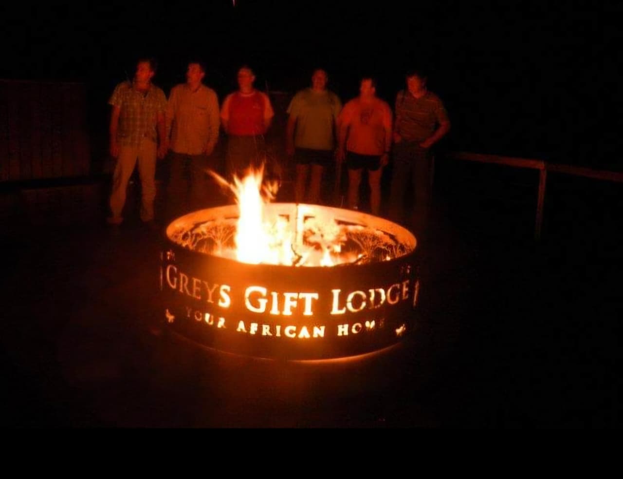 Boma evening at the lodge